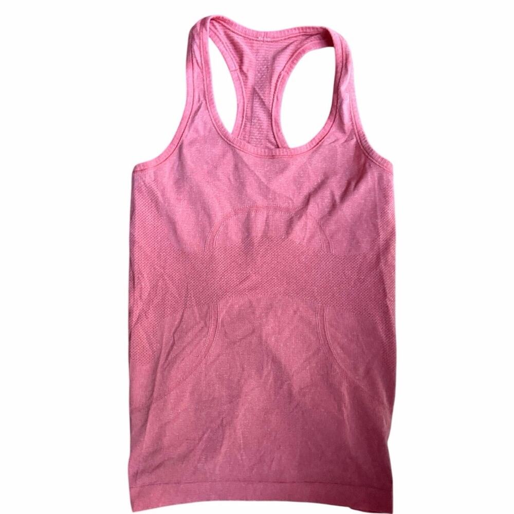 Lululemon Swiftly Tech Racerback Coral Seamless Classic Athleisure Tank Top